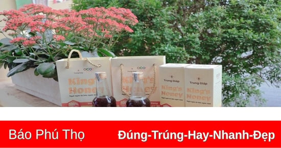 Sweet taste of Trung Giap honey