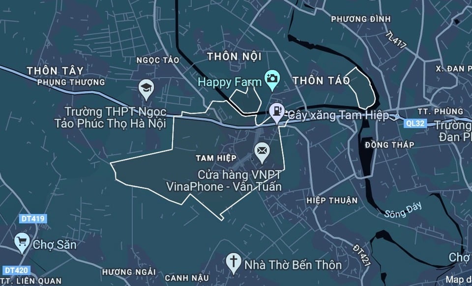 Commune de Tam Hiep, où le Comité populaire du district de Phuc Tho appelle à investir dans des pôles industriels.