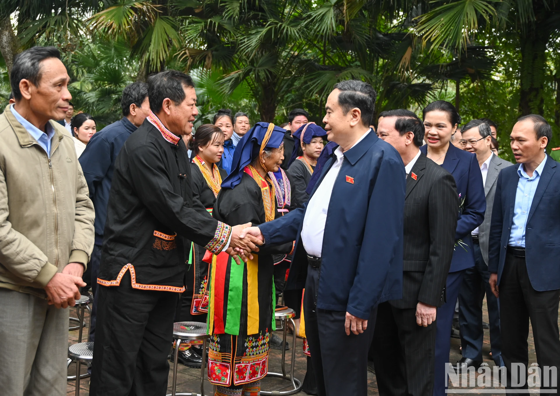 [Photo] Le président de l'Assemblée nationale, Tran Thanh Man, visite le site national spécial des reliques de Tan Trao, photo 9