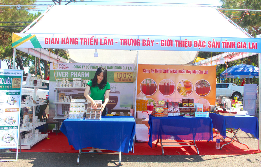 La foire commerciale et la présentation des produits typiques de la province de Gia Lai se déroulent du 14 au 18 mars