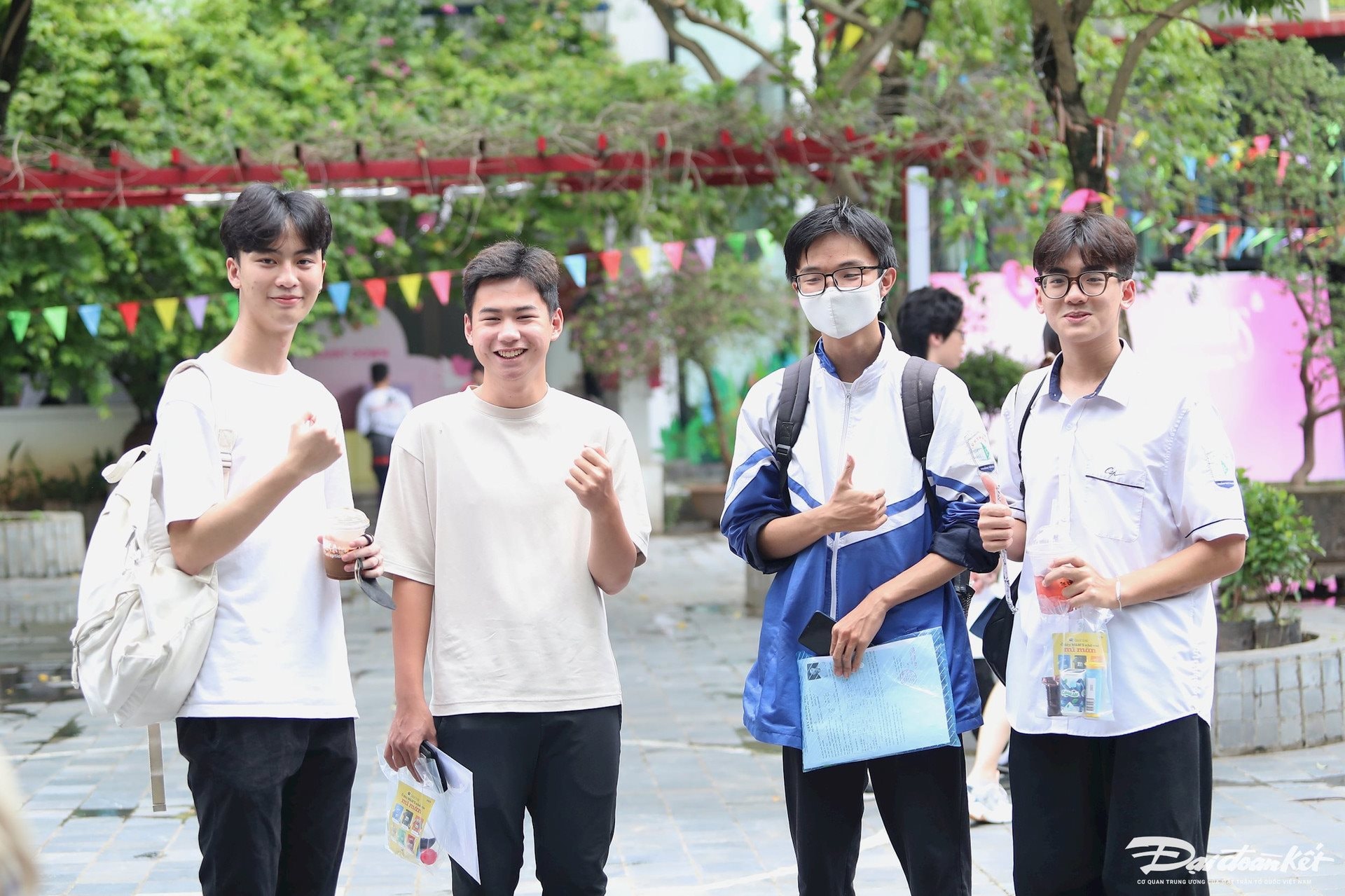 Candidates complete the 2024 High School Graduation Exam. Photo: Le Khanh.