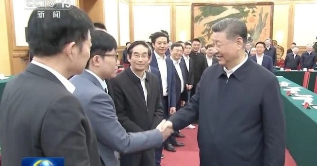 Xi Jinping's handshake helps DeepSeek gain 'favor'