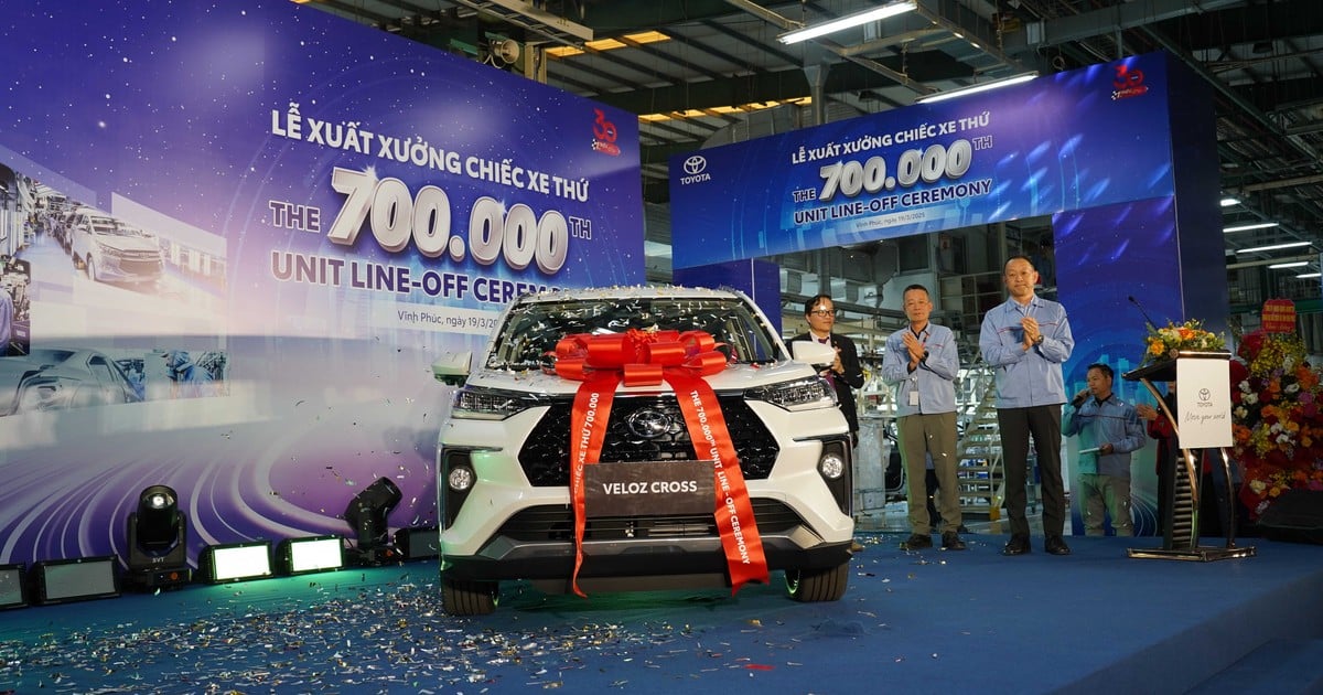 Toyota Vietnam sets record with 700,000 cars produced