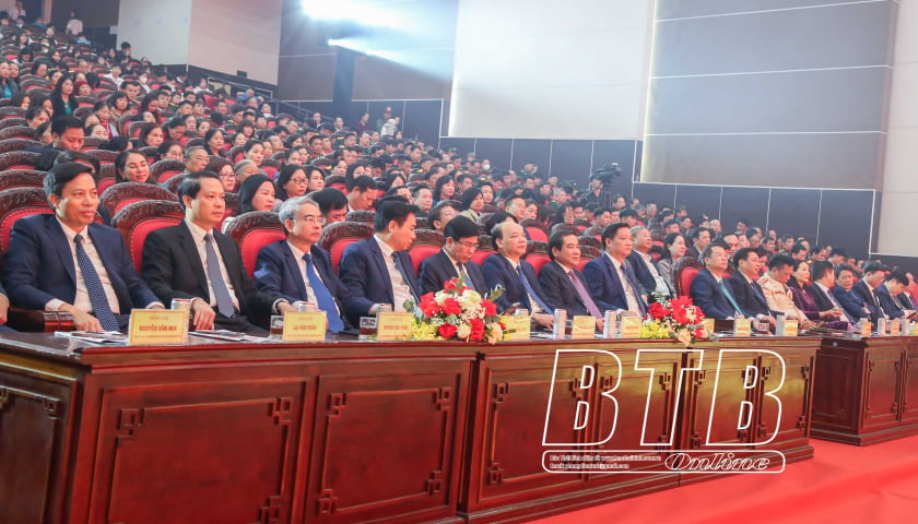 Celebrating the 135th anniversary of the founding of Thai Binh province (March 21, 1890 - March 21, 2025) and opening the provincial cultural, sports and tourism festival on March 21