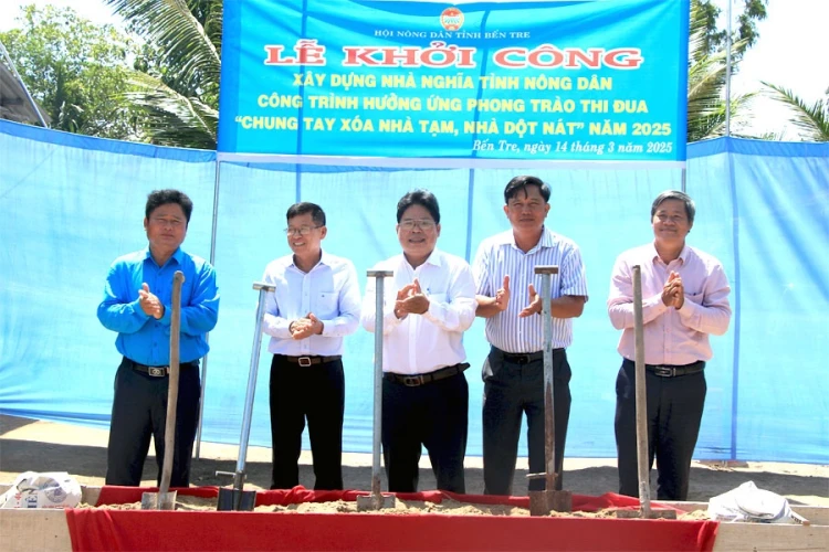 Hội Nông dân tỉnh phát động phong trào thi đua Chung tay xóa nhà tạm, nhà dột nát