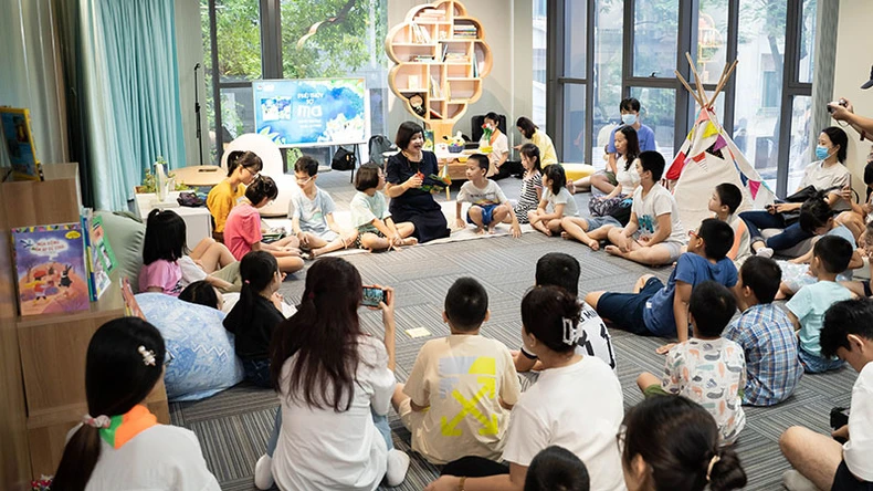 จุดอ่านหนังสือสำหรับเด็กช่วงสุดสัปดาห์ ภาพที่ 4