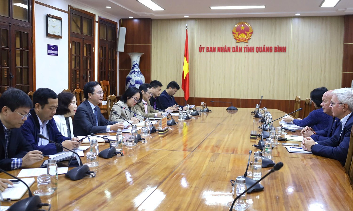 Promoting cooperation between Quang Binh and PUM organization (Netherlands)