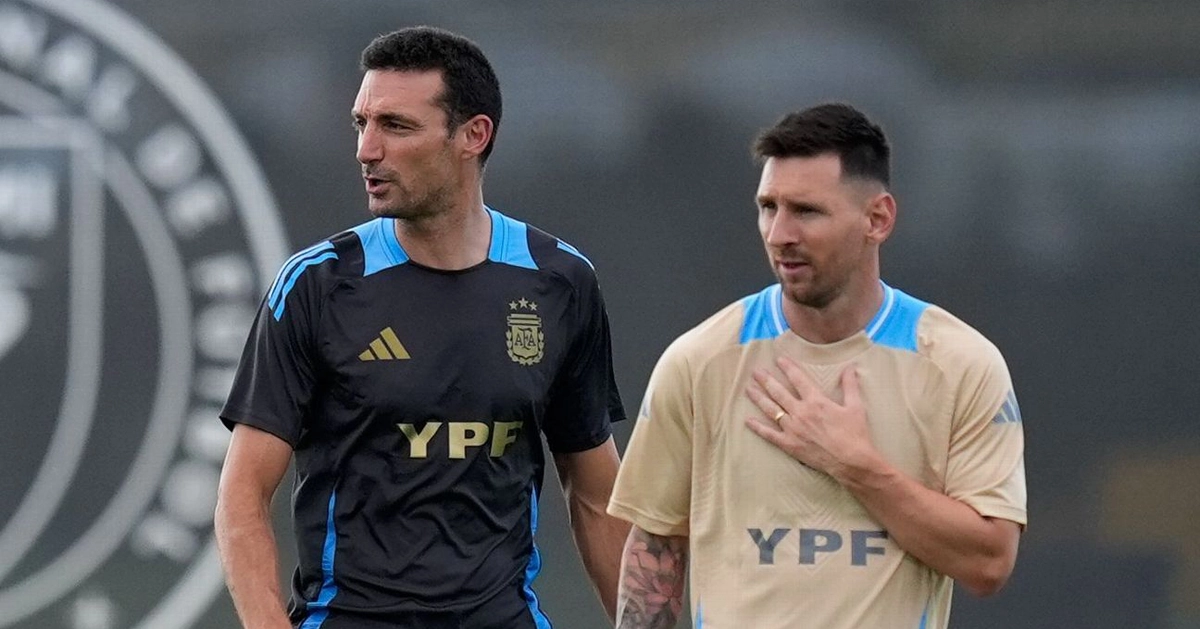 Vắng Messi và cơ hội của HLV Scaloni