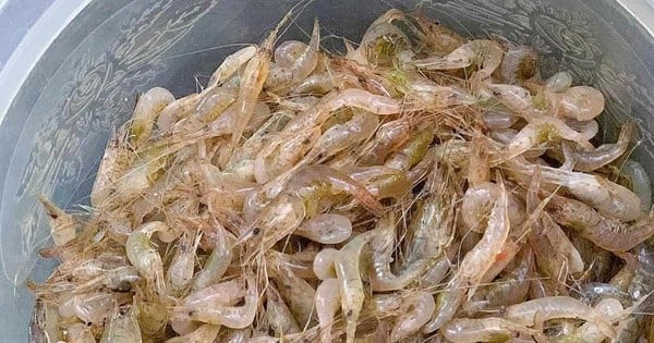 River prawns, an animal that used to swim in the fields, are now a rare delicacy, a Vietnamese specialty, tastier than fish meat.