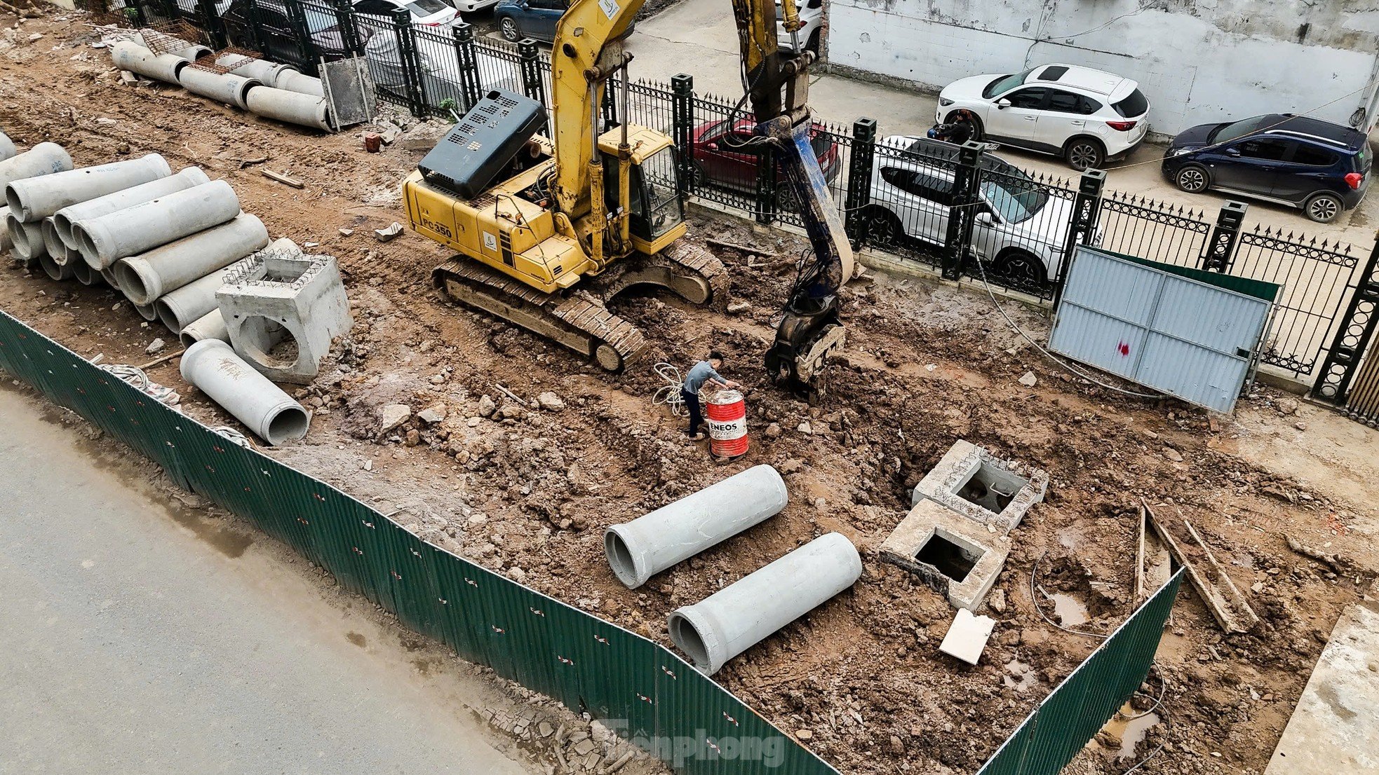 Wie wird derzeit das fast 400 Milliarden VND teure Erweiterungsprojekt der Nguyen Tuan Street durchgeführt? Foto 9