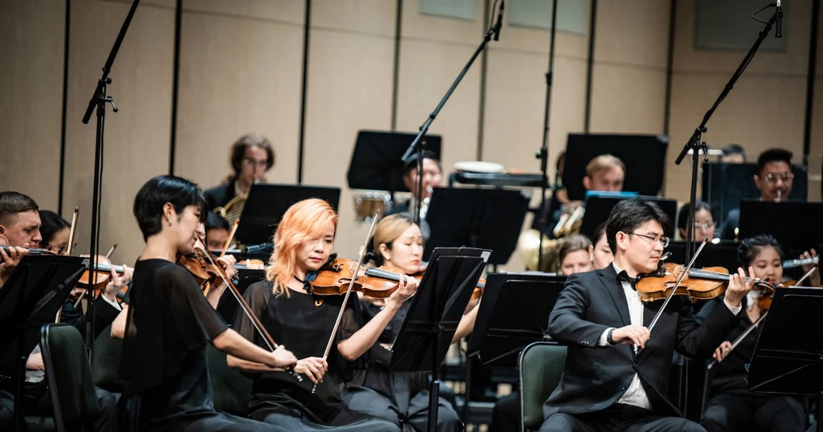 Das SSO-Orchester bringt im März das Dien Bien Phu Symphony Poem des Musikers Tran Manh Hung zum Konzert.