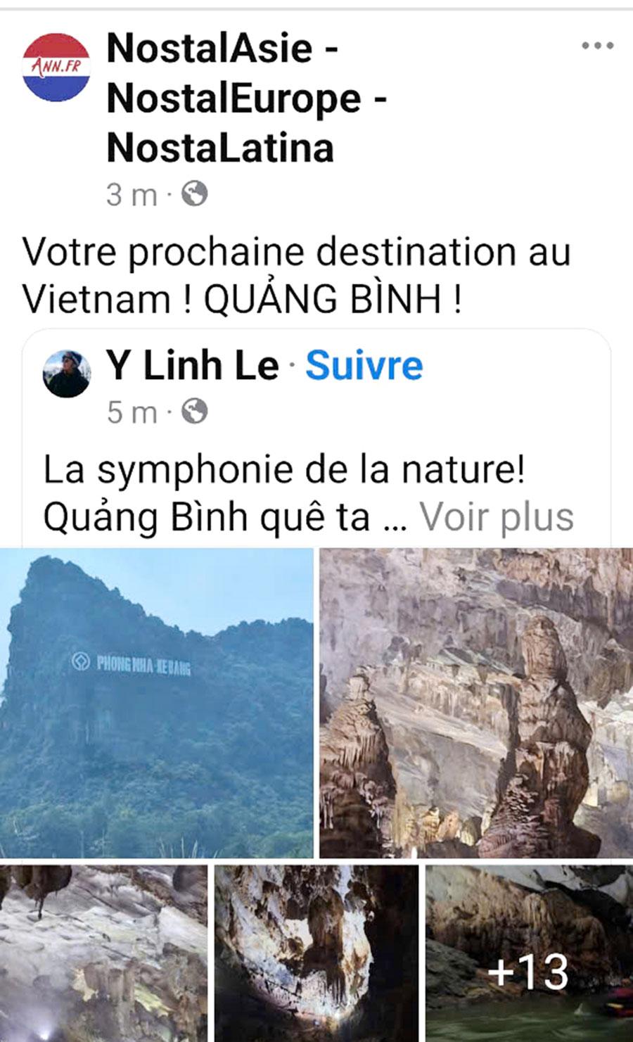 Kết nối tour du lịch Quảng Bình với bạn bè quốc tế