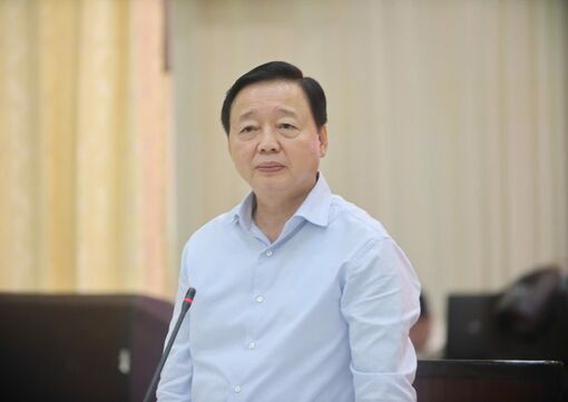 Deputy Prime Minister Tran Hong Ha works with leaders of Long An province