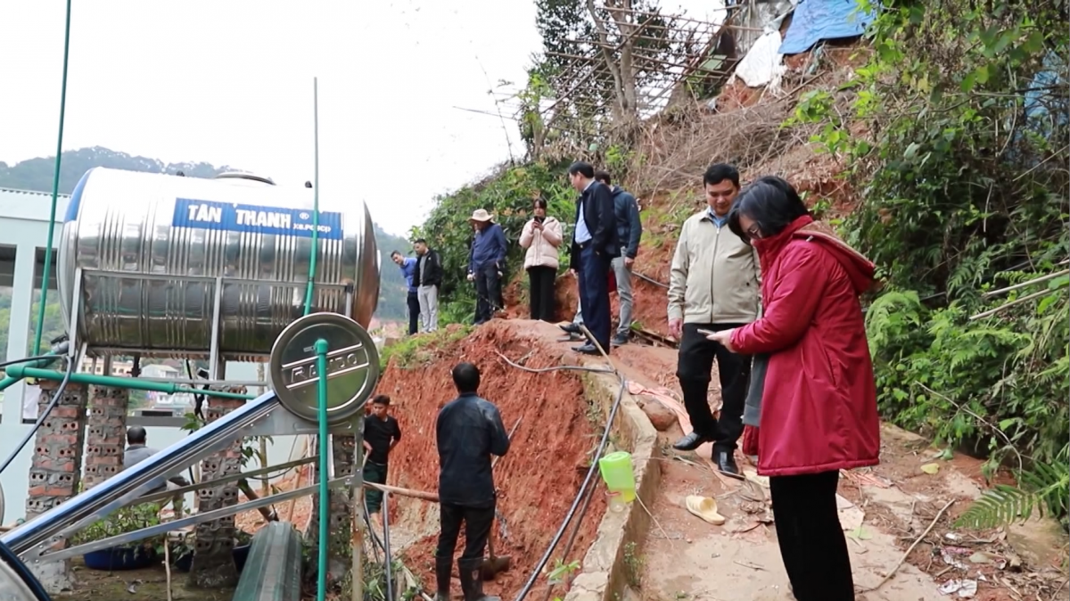 Vietnam Institute of Water Resources works in Hoang Su Phi district