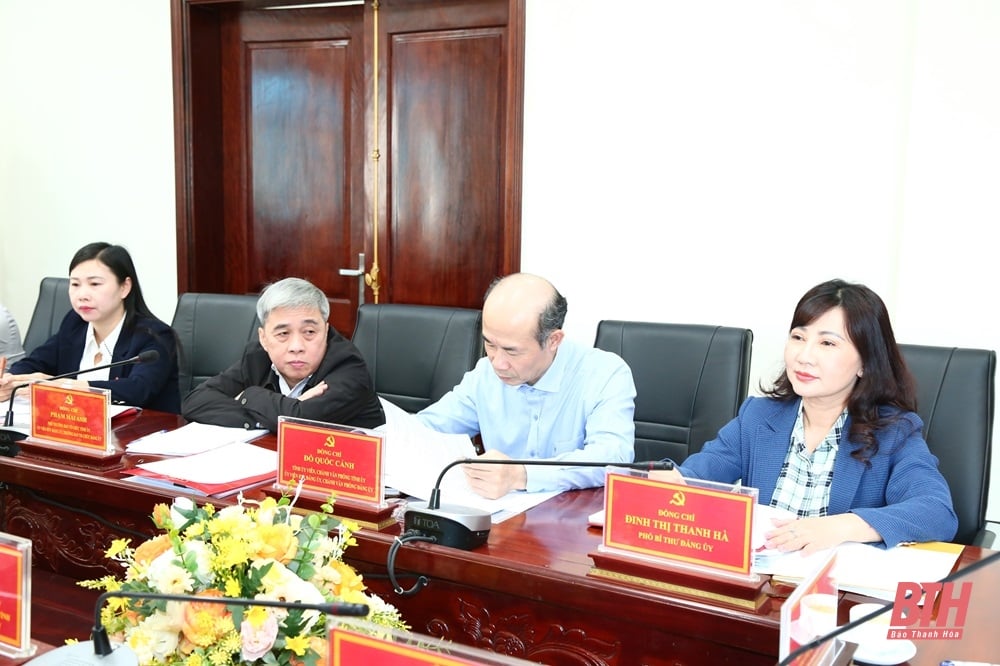 The second conference of the Party Executive Committee of Thanh Hoa Provincial Party agencies, term 2020-2025