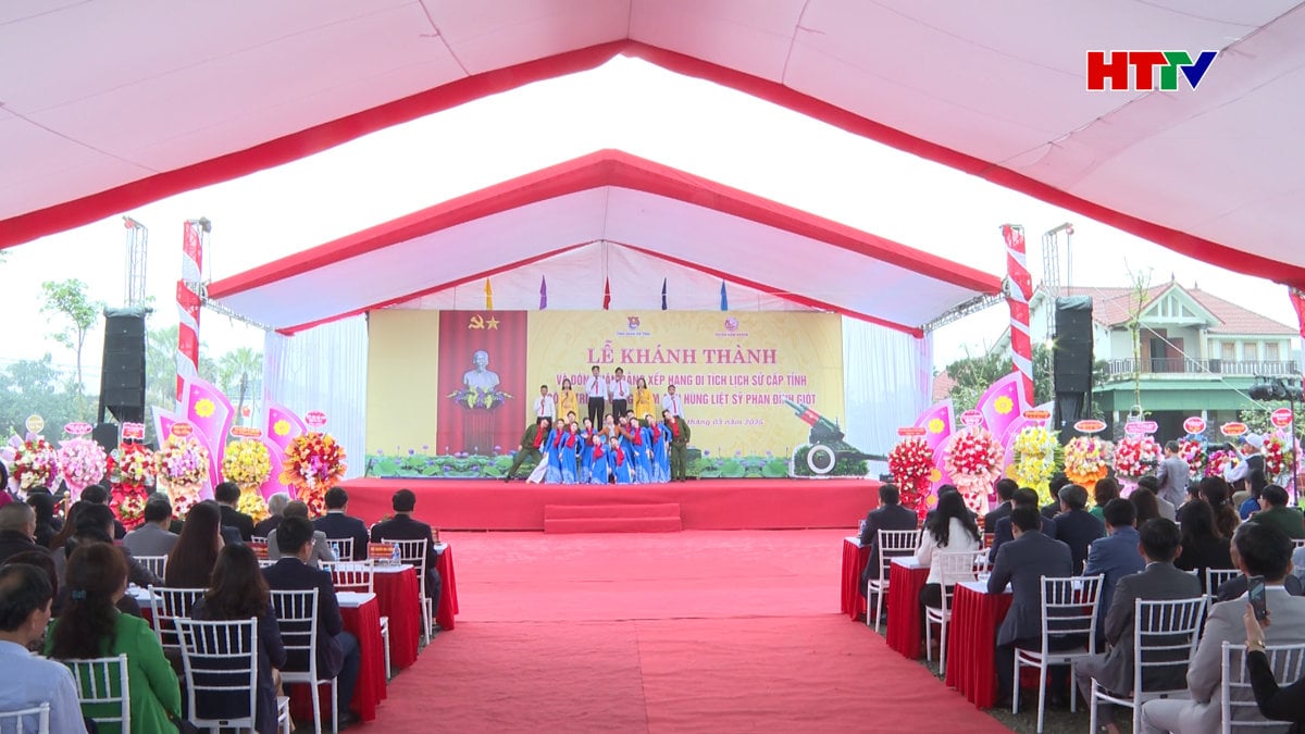 Inauguration ceremony and receiving certificate of ranking as historical relic of Phan Dinh Giot Memorial House