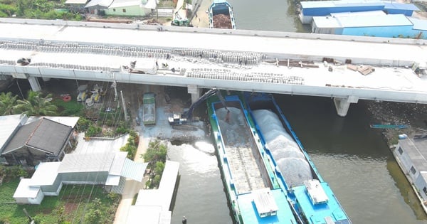 La carga de la autopista de Can Tho está prácticamente terminada.