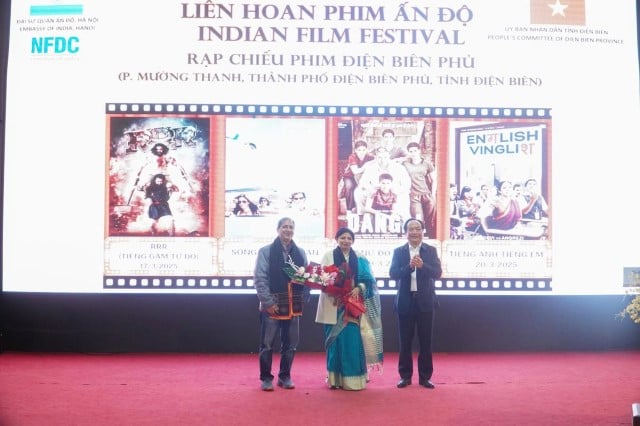 Opening ceremony of famous Indian films in Dien Bien