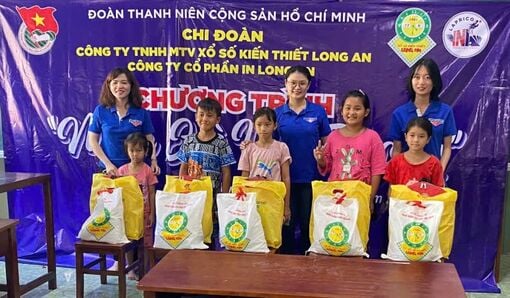 Chi đoàn Công ty TNHH MTV Xổ số kiến thiết Long An: Nhiều hoạt động thiết thực hướng tới cộng đồng