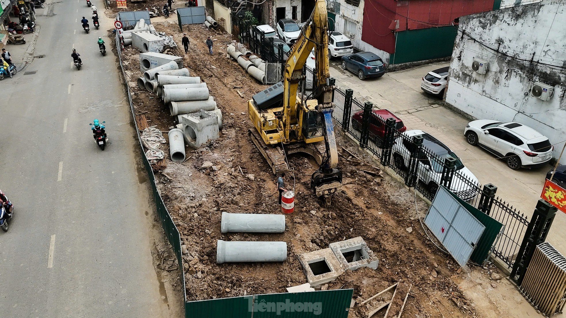 Wie wird derzeit das fast 400 Milliarden VND teure Erweiterungsprojekt der Nguyen Tuan Street durchgeführt? Foto 6