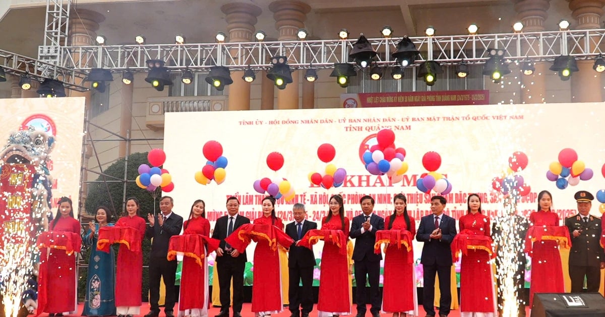 Quang Nam opens exhibition, displays economic achievements