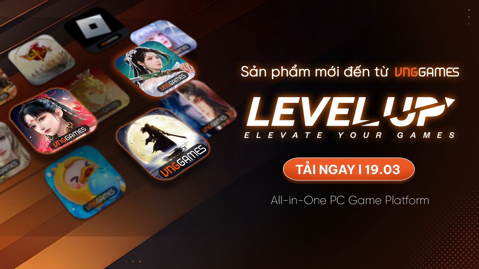 ข่าวธุรกิจ - VNGGames เปิดตัว Level Up Launcher