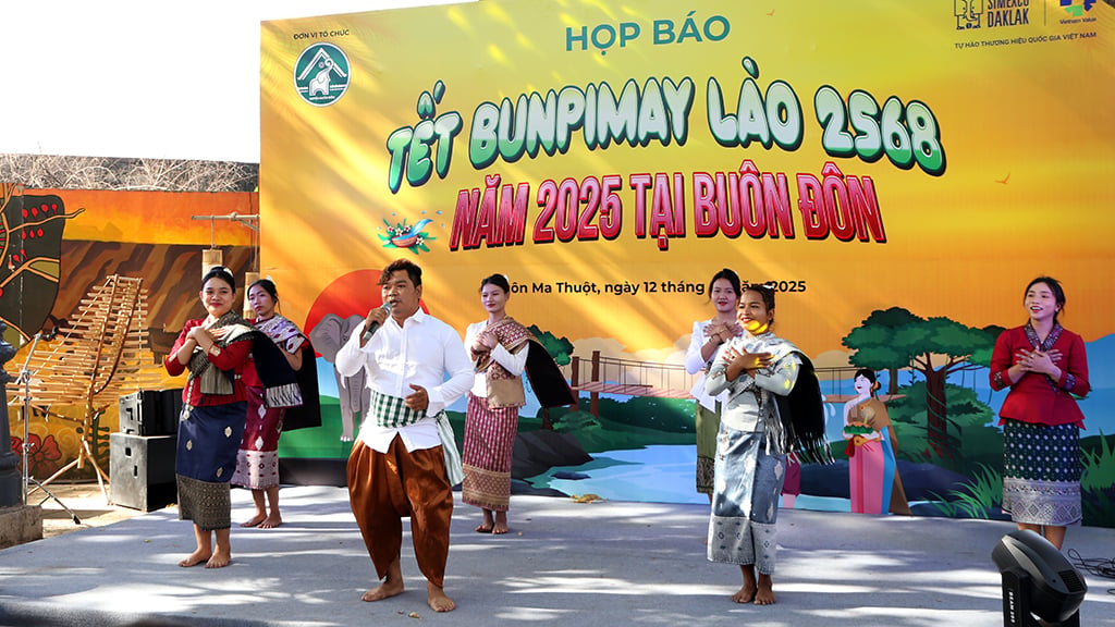 Lao Bunpimay New Year 2025 នឹងប្រព្រឹត្តទៅចាប់ពីថ្ងៃទី 12-13 ខែមេសា ឆ្នាំ 2025 នៅស្រុក Buon Don។