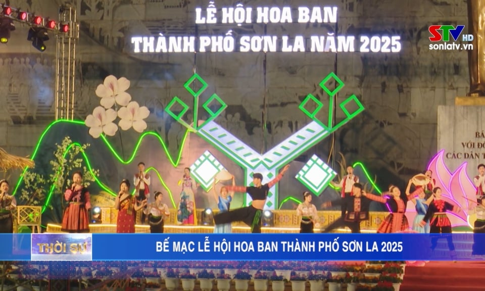 Bế mạc Lễ hội hoa ban thành phố Sơn La 2025