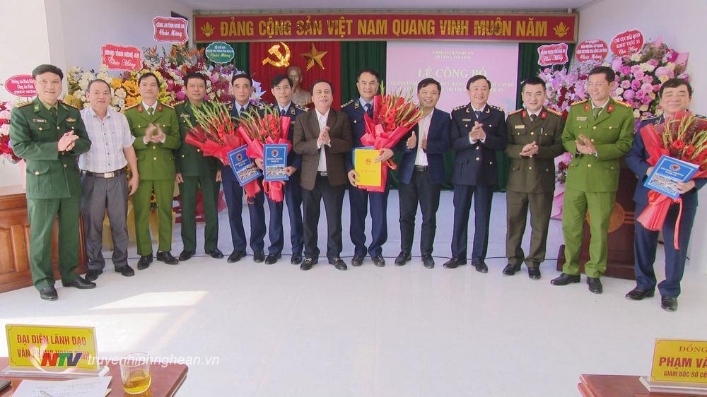 Ceremony to announce the establishment of Nghe An Provincial Market Management Department