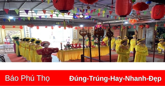 Traditionelles Fest des Quach A Nuong Tempels