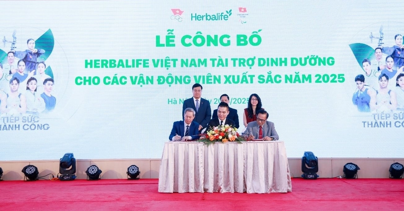 Herbalife Việt Nam tài trợ sản phẩm dinh dưỡng cho các VĐV xuất sắc