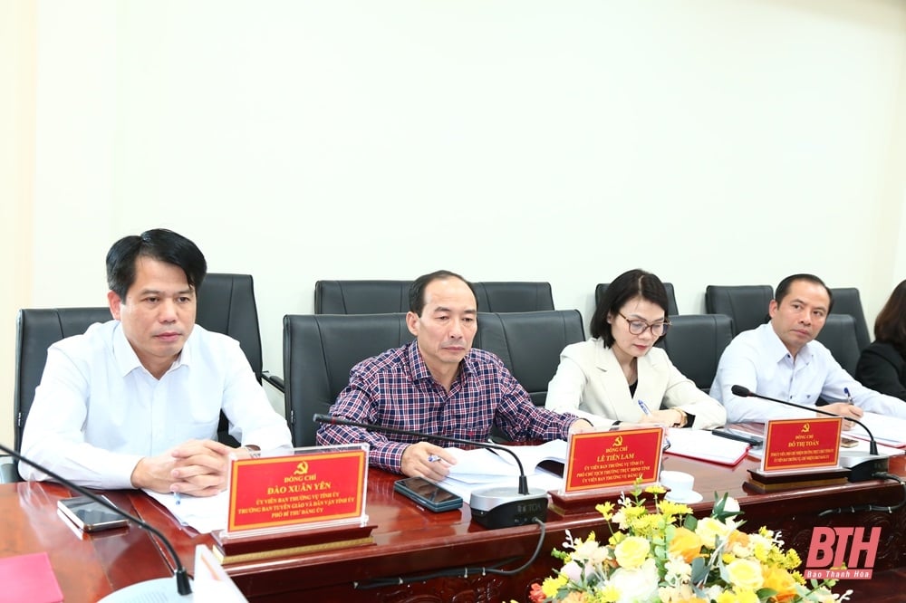 The second conference of the Party Executive Committee of Thanh Hoa Provincial Party agencies, term 2020-2025