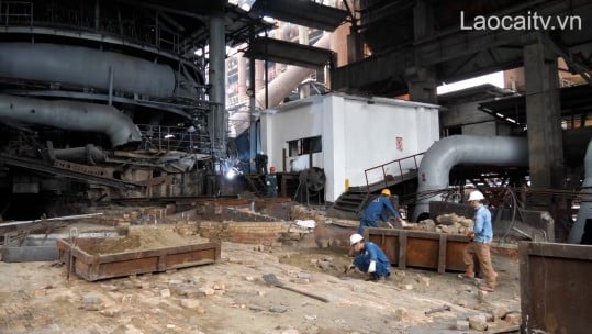 Usine sidérurgique de Lao Cai avant sa réouverture