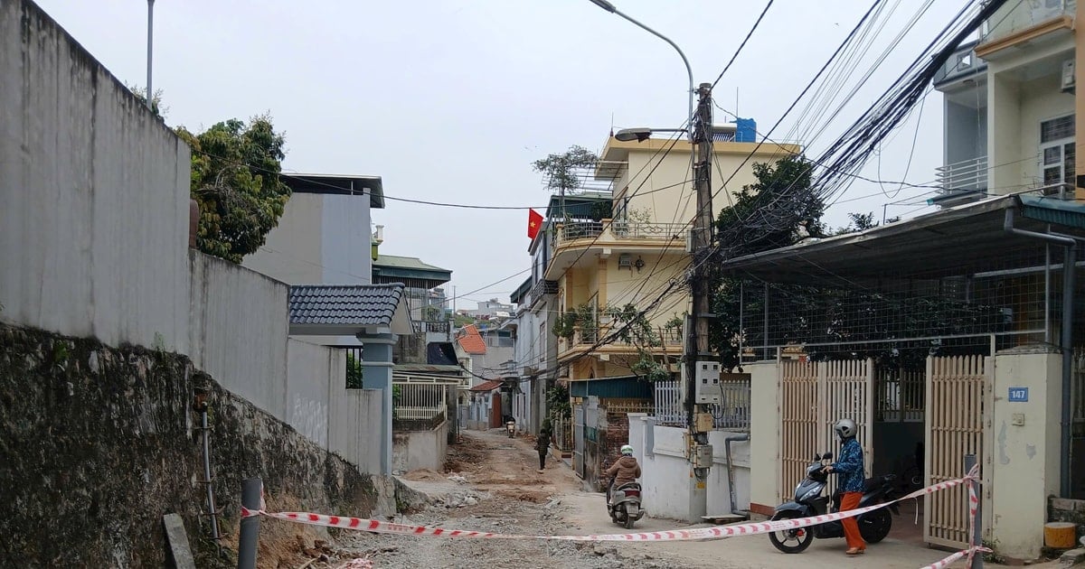 Leben in Unsicherheit neben einer langsamen Baustelle