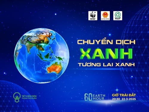 Giờ trái đất 2025 "Chuyển dịch xanh - Tương lai xanh"