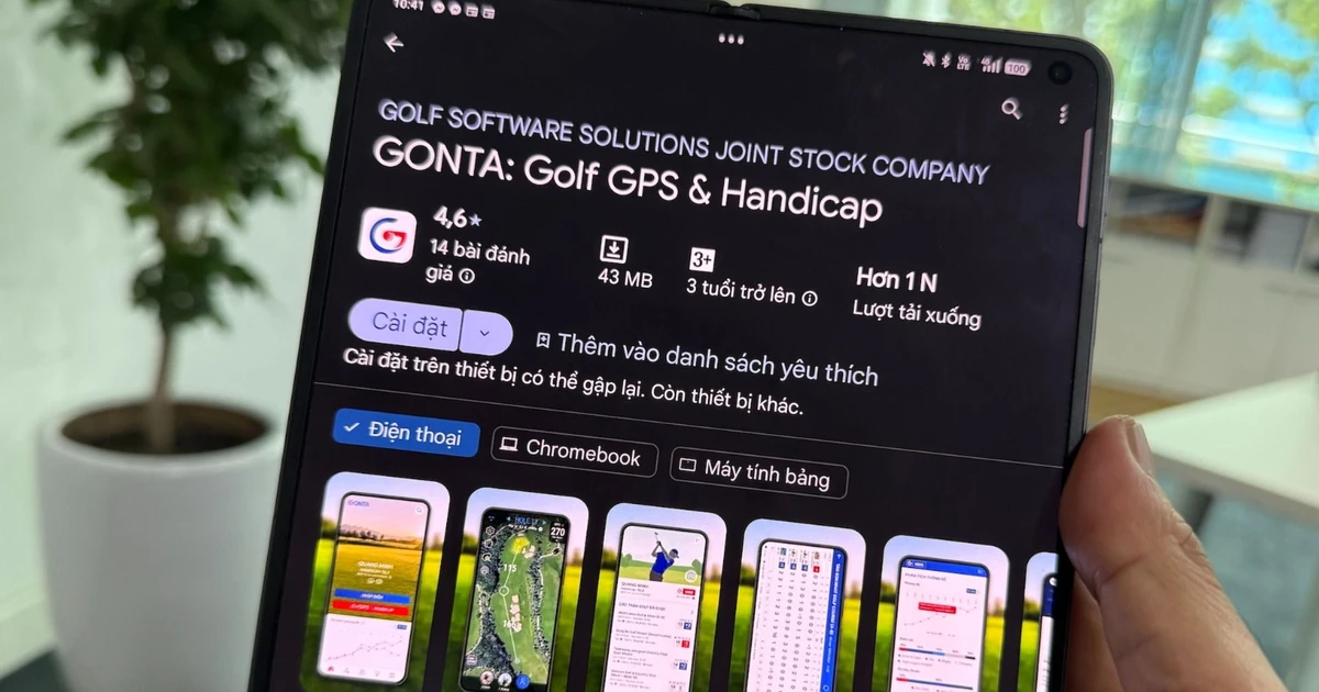 Ứng dụng Gonta đầy đủ các tính năng cho người chơi golf