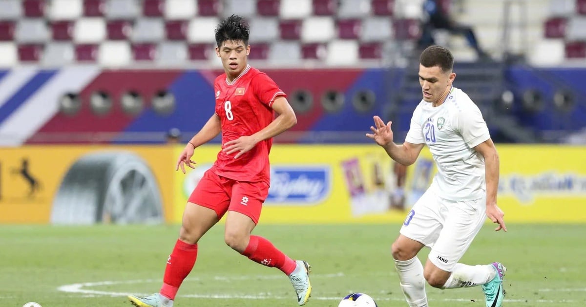 Latest U.22 Vietnam match schedule: Determined not to let Uzbekistan 'rock' crush us