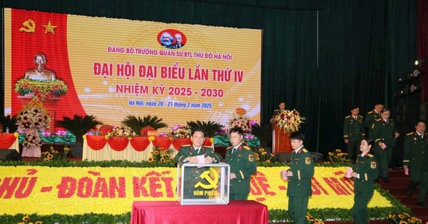 El Comité del Partido de la Escuela Militar del Comando Capital de Hanoi identificó dos avances en el nuevo período.