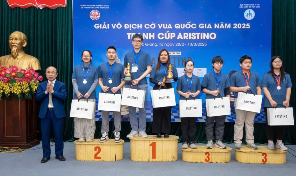 Ceremonia de clausura del Campeonato Nacional de Ajedrez 2025 en Bac Giang - Detalles de la noticia