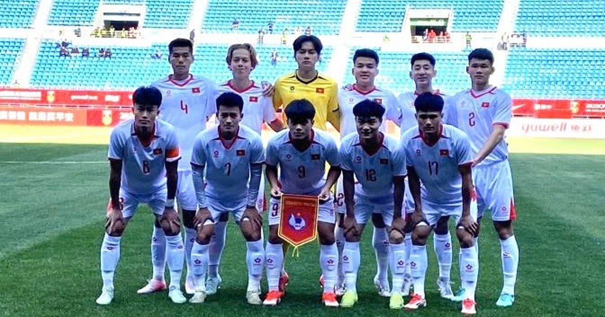 U.22 Vietnam holds Korea to a draw, ready to fight a very strong opponent