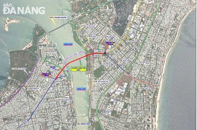 เสนองบ 6,880 พันล้านดองสร้างอุโมงค์ใต้แม่น้ำฮัน