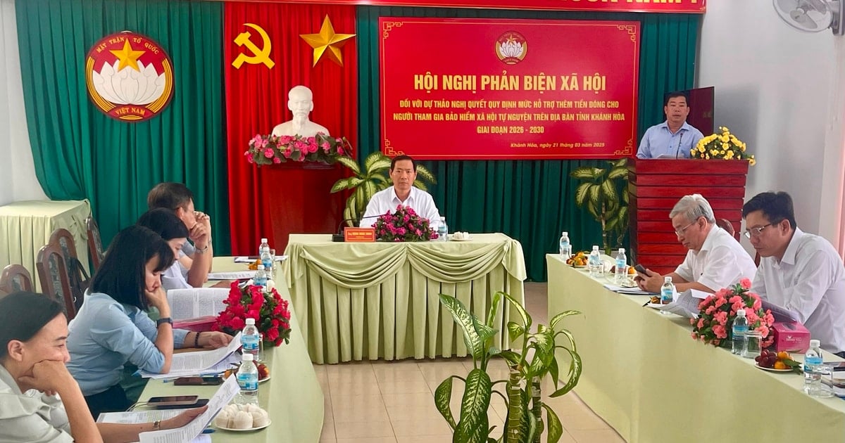 Khanh Hoa continues to support 30% of voluntary social insurance contributions for poor households in the whole province for the period 2026 - 2030