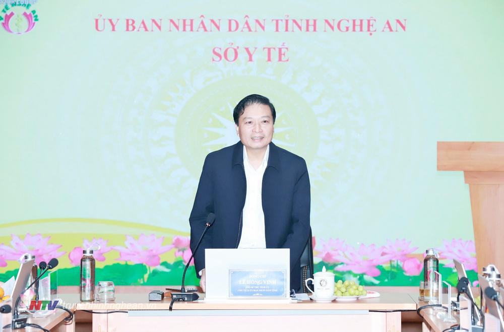 Chairman of the Provincial People's Committee works with the Department of Health