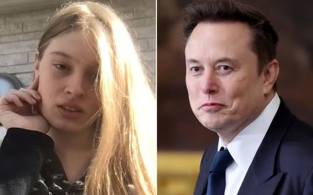 Elon Musk's daughter speaks out again to criticize her father