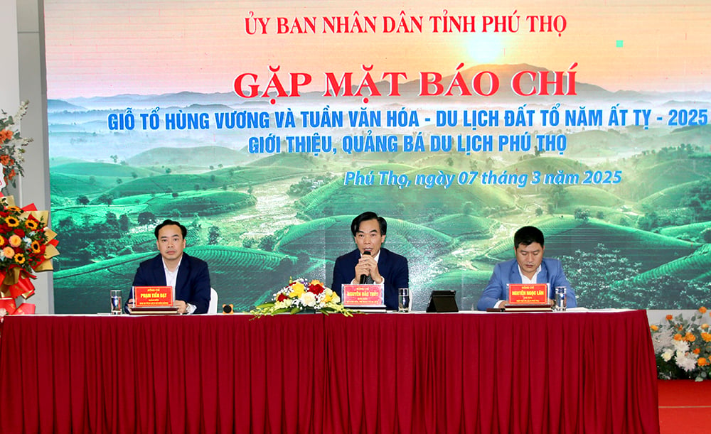 Gặp mặt báo chí Giỗ Tổ Hùng Vương và Tuần Văn hóa du lịch Đất Tổ năm Ất Tỵ 2025