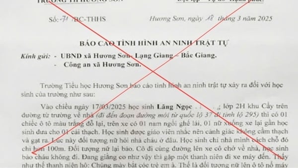 Trường tiểu học vội vàng ra cảnh báo bắt cóc khiến người dân gây hoang mang