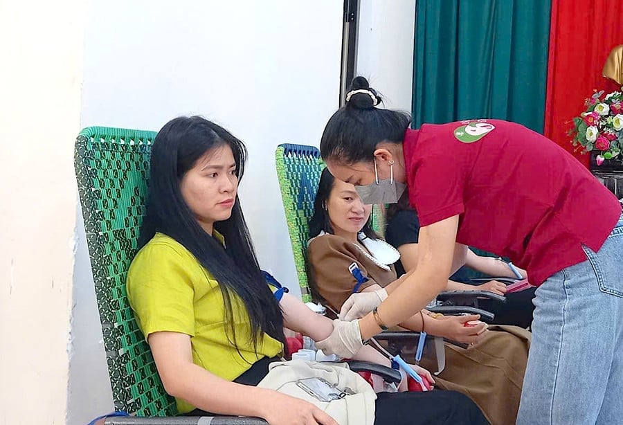 Received 336 units of voluntary blood