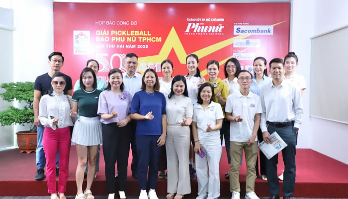 Ho Chi Minh City Women's Newspaper announces Pickleball tournament on the occasion of the 50th anniversary of the liberation of the South