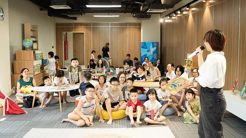จุดอ่านหนังสือสำหรับเด็กช่วงสุดสัปดาห์ ภาพที่ 3