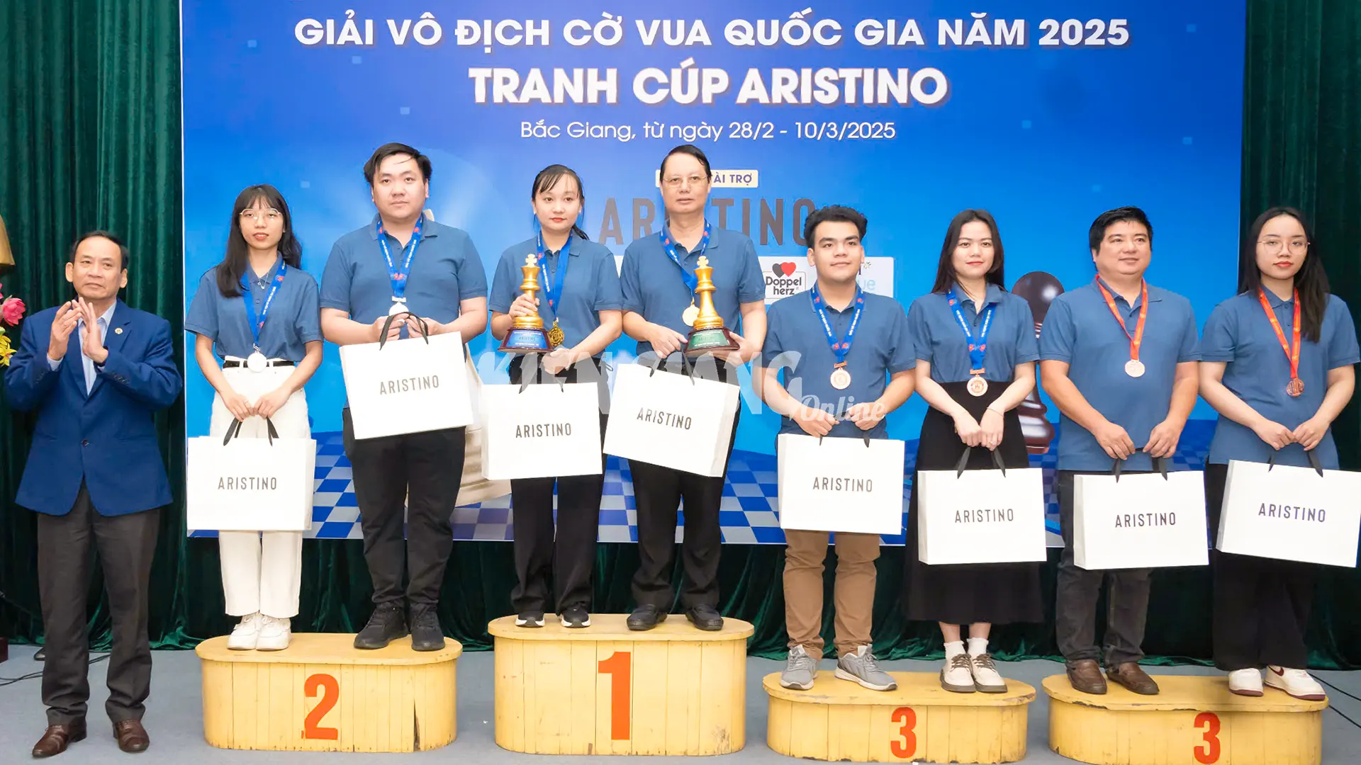 Kien Giang ranked fourth in the 2025 National Chess Championship